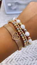 Load image into Gallery viewer, GOLD, SILVER, ROSE GOLD BEAD BRACELETS
