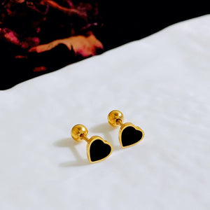 MINI STUDS HEART EARRINGS