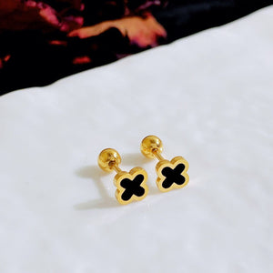 MINI STUDS TREBOL EARRINGS